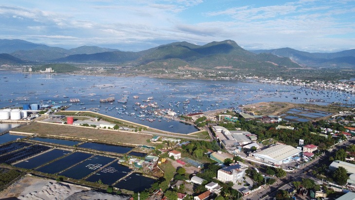 Một góc vịnh Cam Ranh, nơi thực hiện dự án